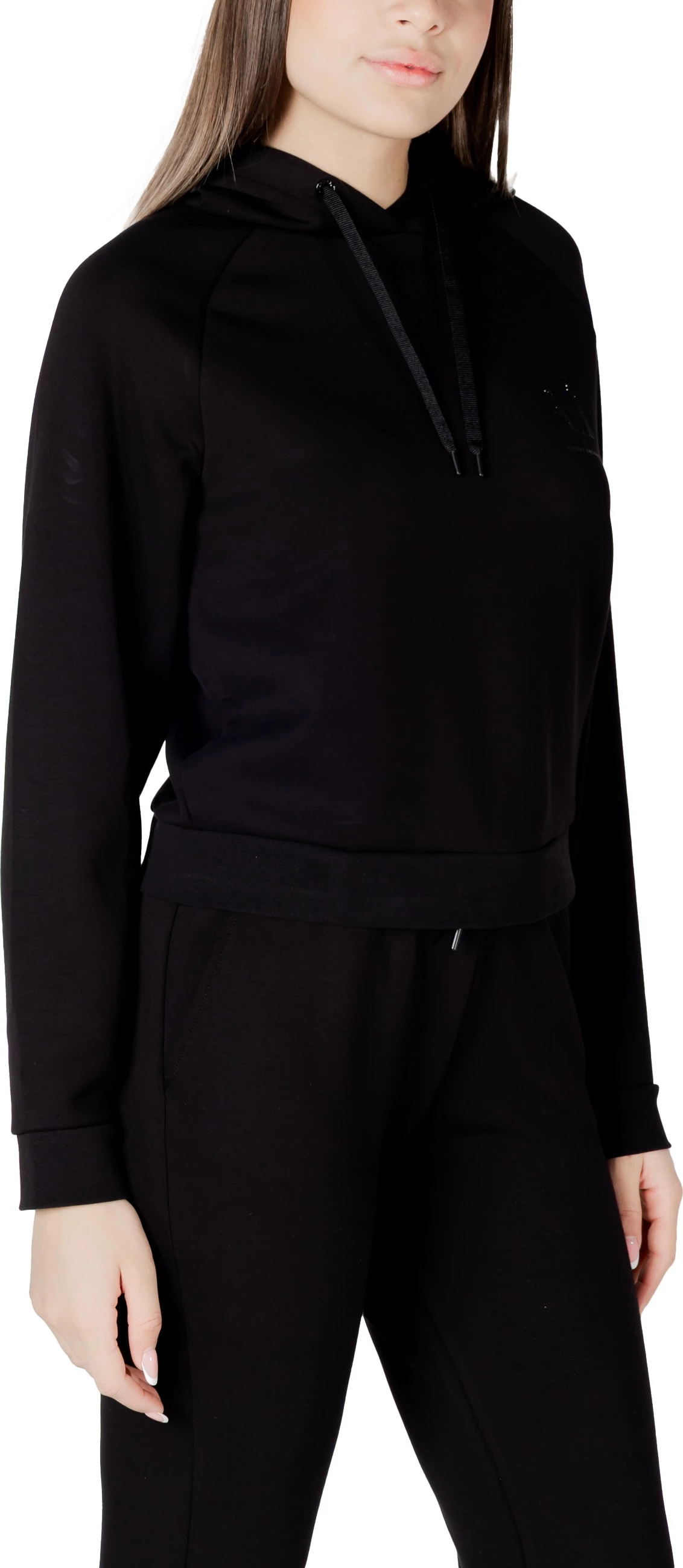 Duks me kapuç për femra Armani Exchange XW000827 AF13397, i zi [Madhësia: M]