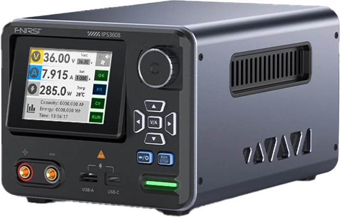 Furnizues rryme laboratorik digjital FNIRSI IPS3608 0-36V 0-8A 285W gri