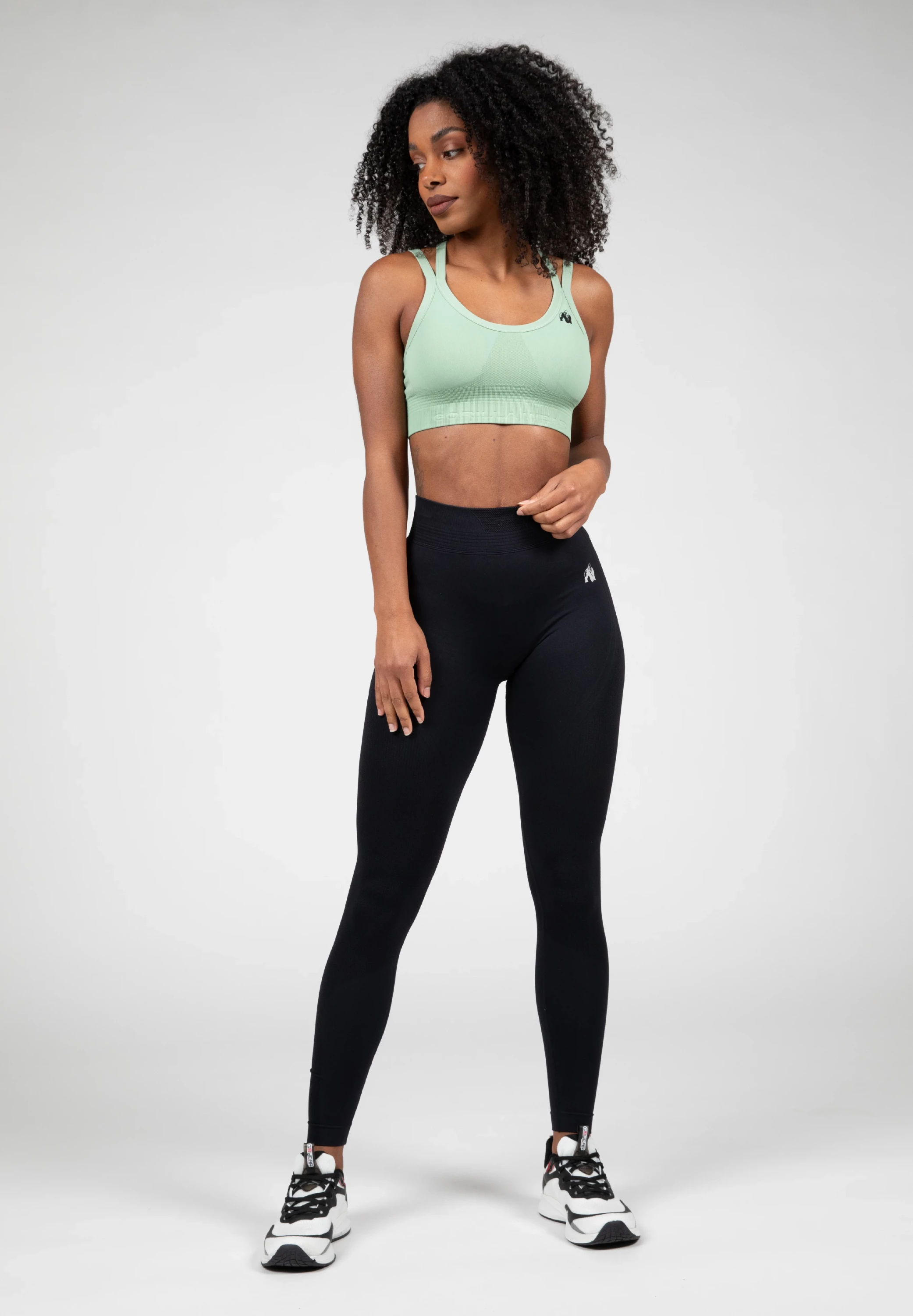 Whitney Seamless Sports Bra - Green [Madhësia: M/L]
