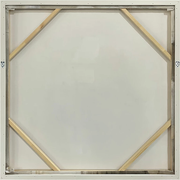 Pikturë dekorative NYRA me kornizë, shumëngjyrëshe, 82.6x4.3x82.6cm