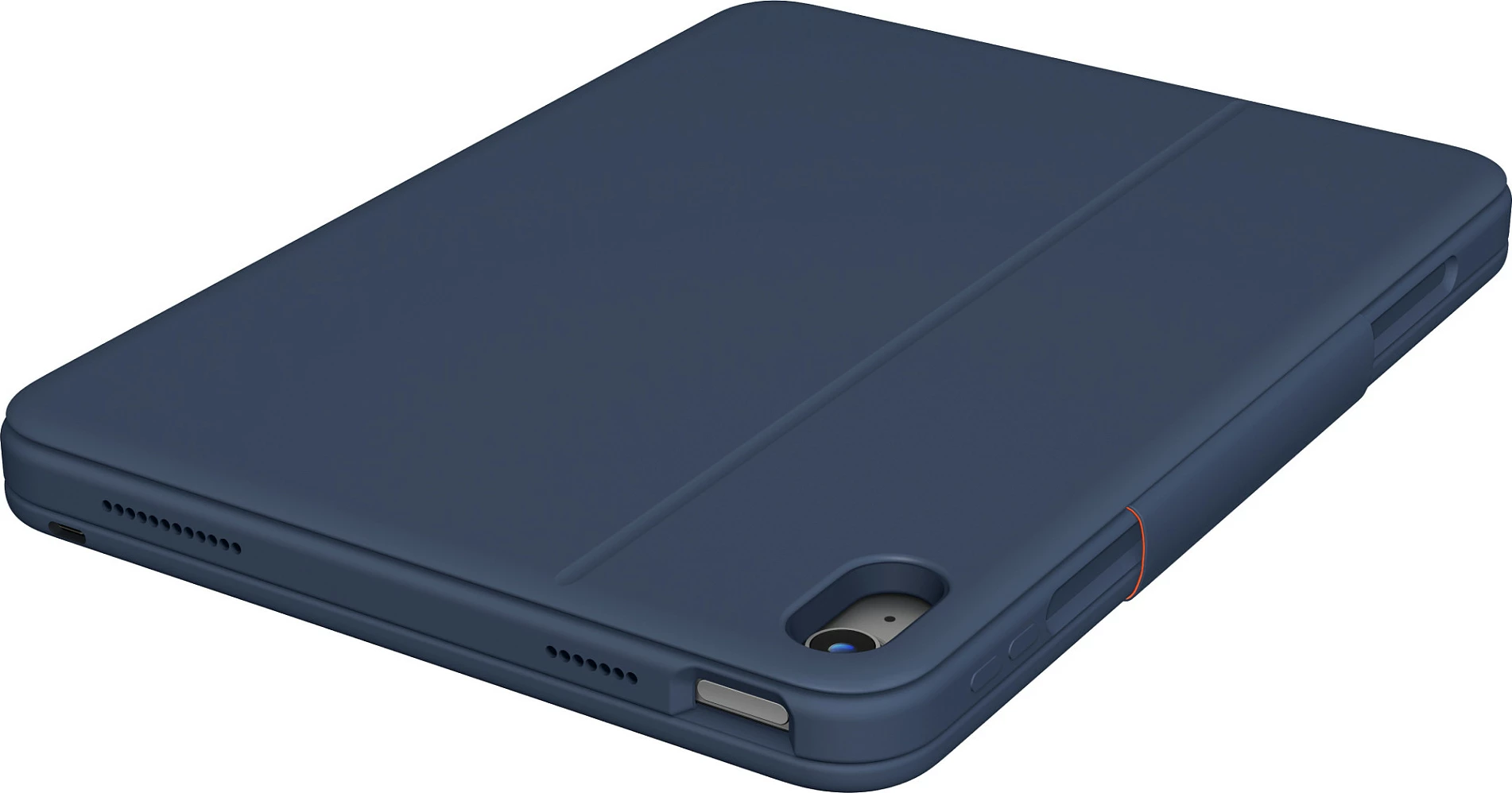 Tastierë me mbështjellës Logitech Rugged Combo 4c Touch, me touchpad, Classic Blue (DE)