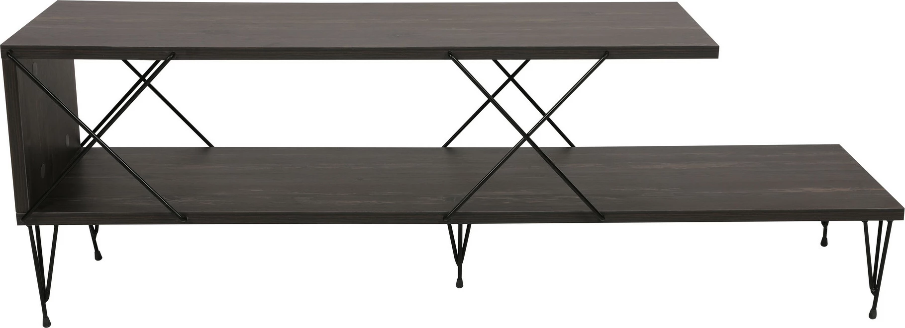 Komodë TV Hanah Home, Street, ngjyrë kafe e errët