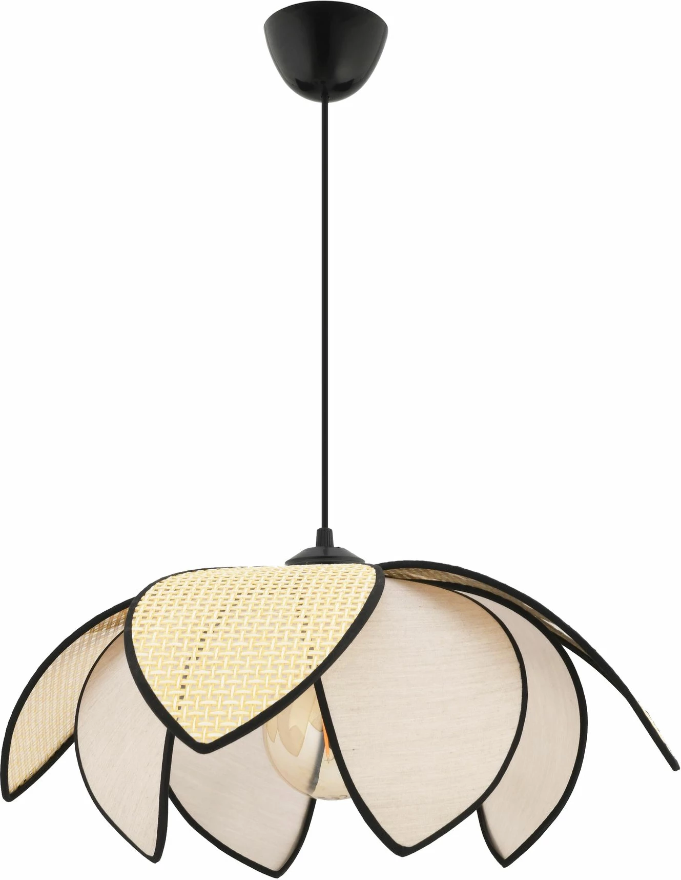 Llambë tavani Opviq Peony Hazeran B, latte, camel, kafe