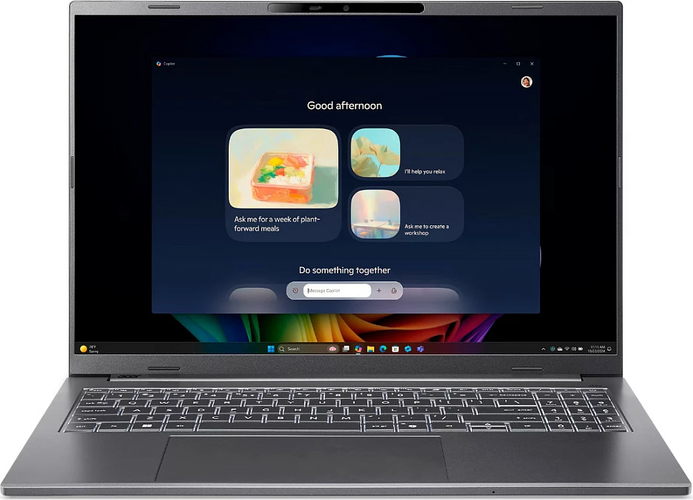 Laptop Acer Aspire 16 AI OLED A16-52M-75LW, 16" WUXGA+ OLED, Core Ultra 7 258V, 32GB RAM, 1TB SSD, Windows 11
