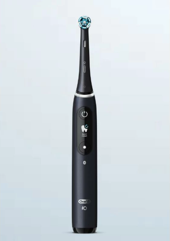 Furçë dhëmbësh elektrike, Braun Oral-B iO Series 8N (408567), teknologji iO me mikro-vibrime, e zezë oniks