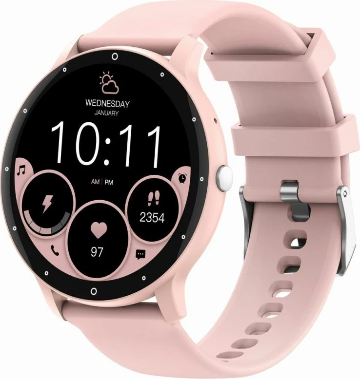 Smartwatch Gravity për femra, rozë