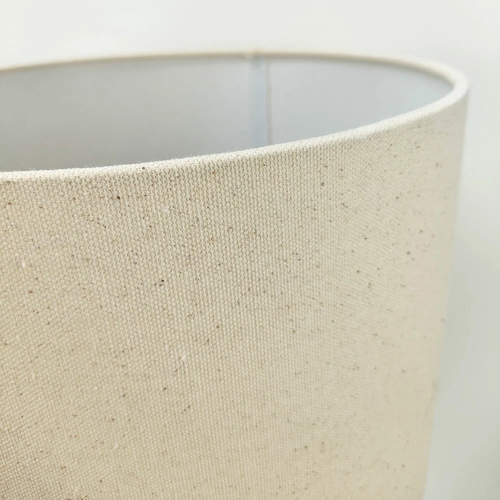 Llambë tavoline ONIA, qeramikë, liri, bezhë, 30x30x53cm