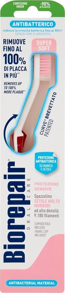 Furçë dhëmbësh Biorepair Super Soft Curved, 1 copë