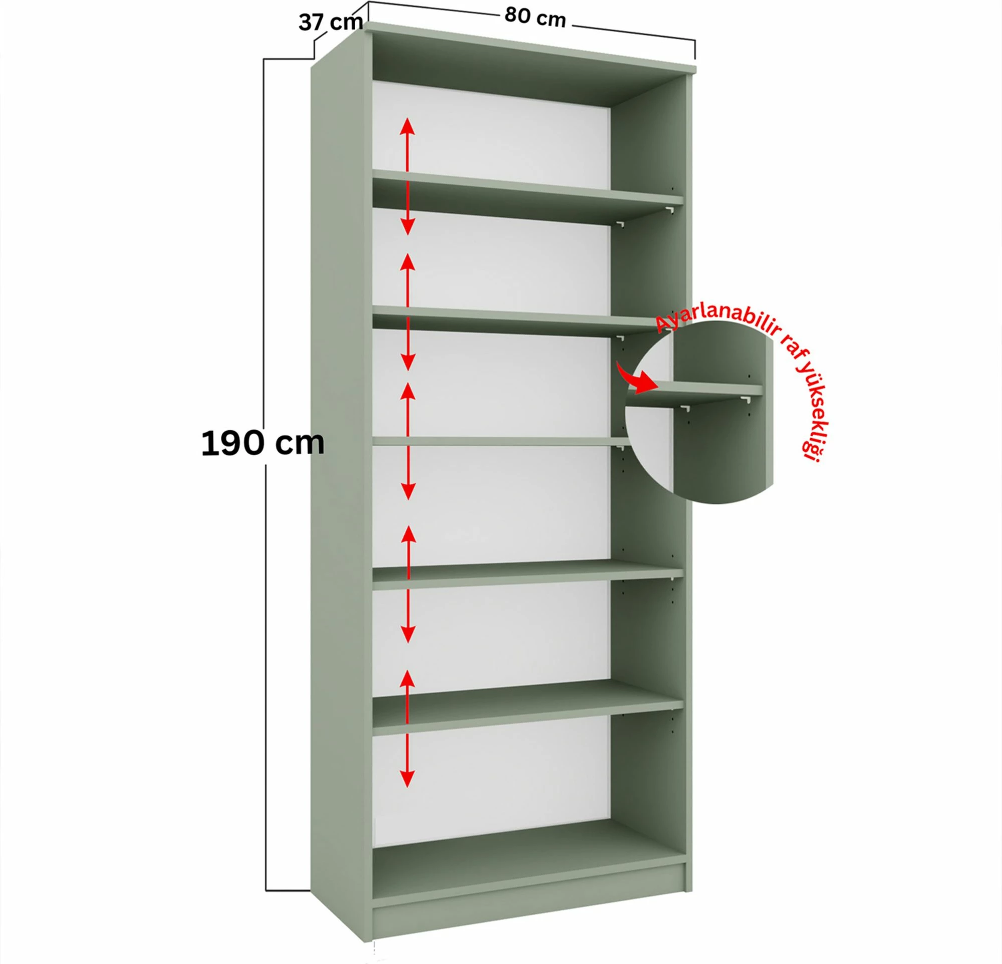 Dollap multifunksional, ngjyrë e gjelbër, Skye Decor Lucas Glass 1600-76