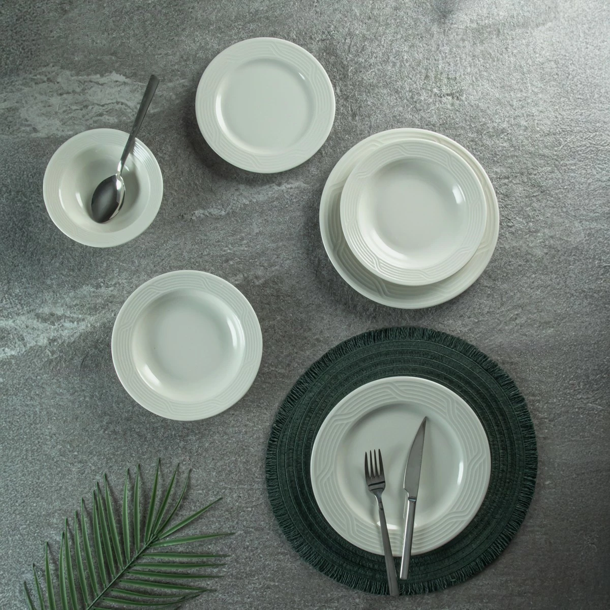 Set enësh për drekë (24 copë), Hermia Concept, EsmaKrem