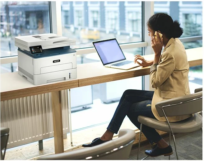 Printer multifunksional lazer XEROX B235 (B235V_DNI) A4, bardh e zi, 4-n-1, 34 faqe/min, Wi‑Fi, duplex, bardh/gri