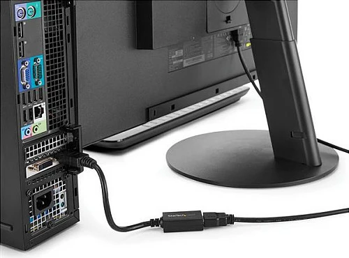 Adapter kabllo DisplayPort në HDMI StarTech DP2HDMI2, 0.21 m, 1080p, i zi