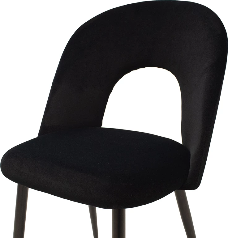 Karrige Jonah, kadife e zezë, këmbë të zeza