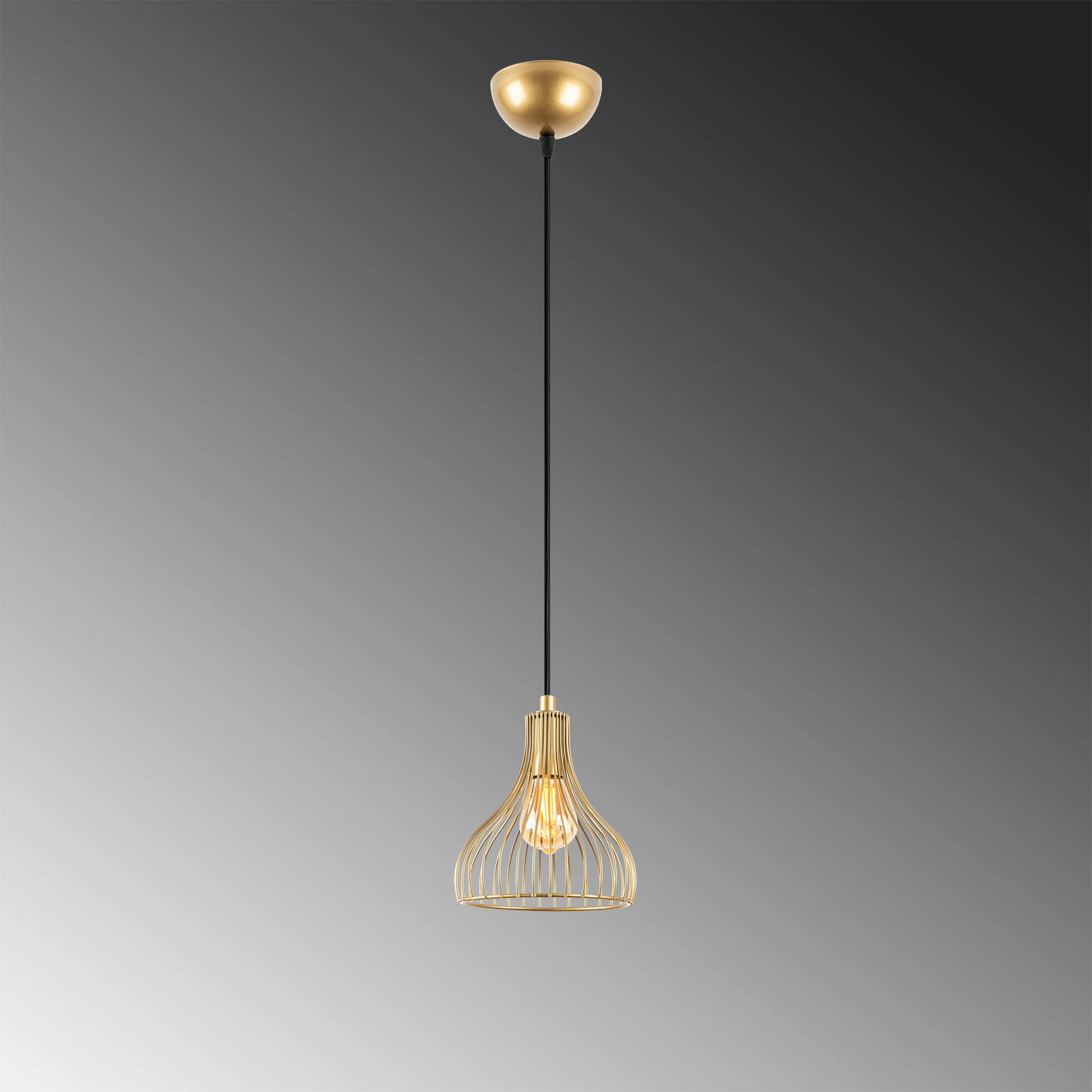 Llambë tavani Opviq, Telyildo - 12165, ngjyrë ari me shkëlqim