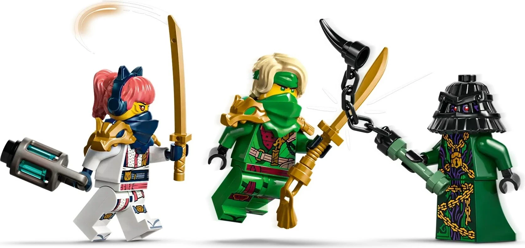 Set LEGO NINJAGO Rontu the Master Dragon 71842, 381 pjesë, 4 minifigura