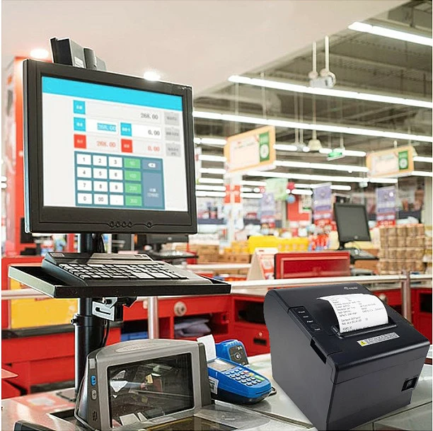 Printer POS termik EQUIP, 58/80mm, USB/Ethernet/Serial, 203 DPI, i zi