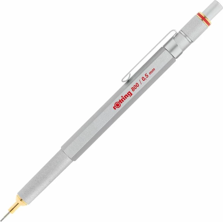 Laps mekanik Yakimasport ROTRING 800, argjendtë 0.5 mm