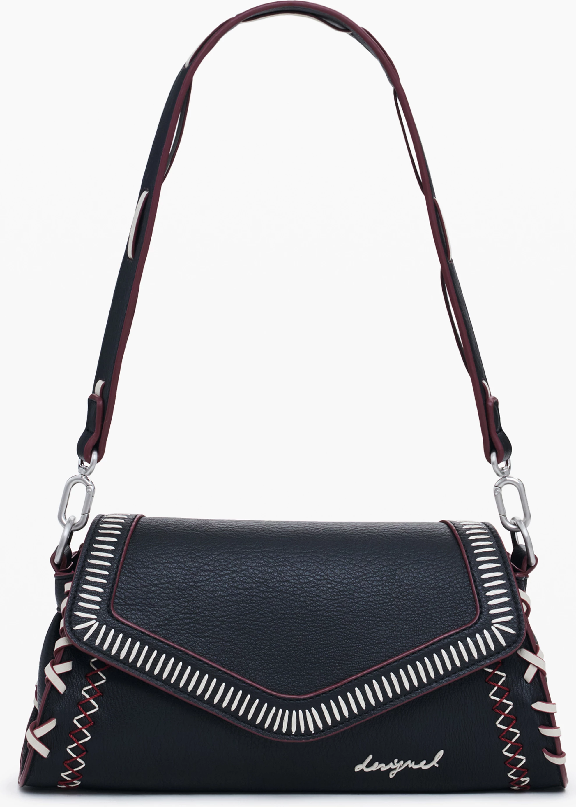 Çantë për femra Desigual Manhattan Pespuntes Zarauz, e zezë