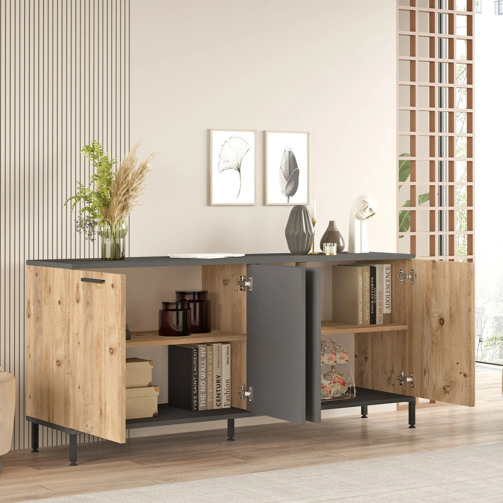 Set mobiljesh për dhomë dite, Hanah Home, Rl6-Aa