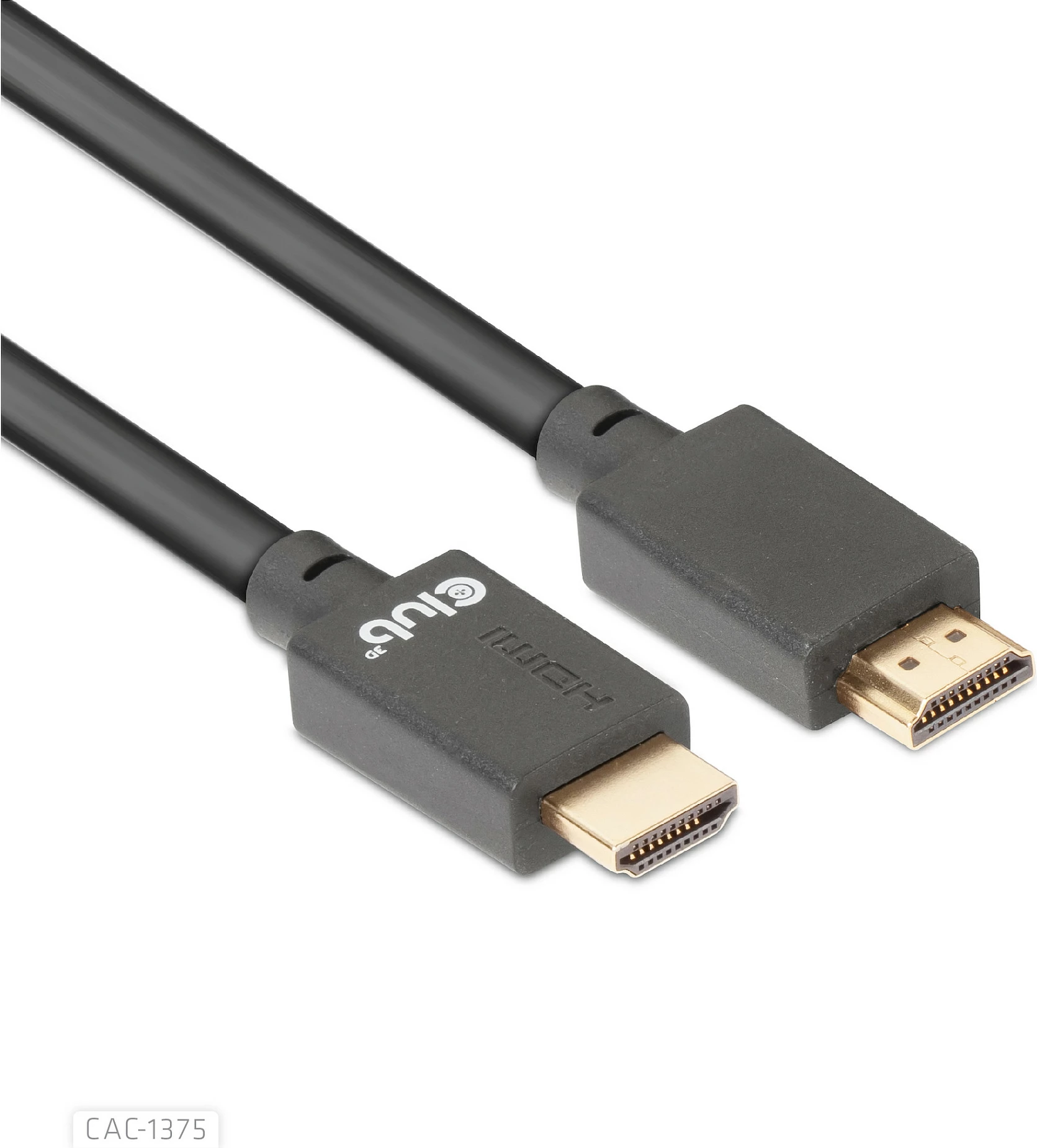 Kabllo HDMI Club3D 2.1 Ultra High Speed 5m, e zezë