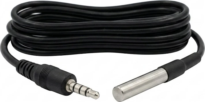 Sensor temperature Shelly The Pill DS18B20, jack 3.5mm, kabllo 1m, i zi