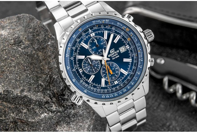 Orë dore për meshkuj Casio, argjendtë