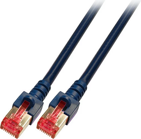Kabllo rrjeti EFB Elektronik K5515.0, Cat6 S/FTP, 0.25 m, RJ-45 në RJ-45, e zezë