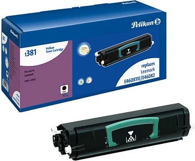 Toner Pelikan kompatibil për Lexmark E460X21E, 15000 faqe, i zi