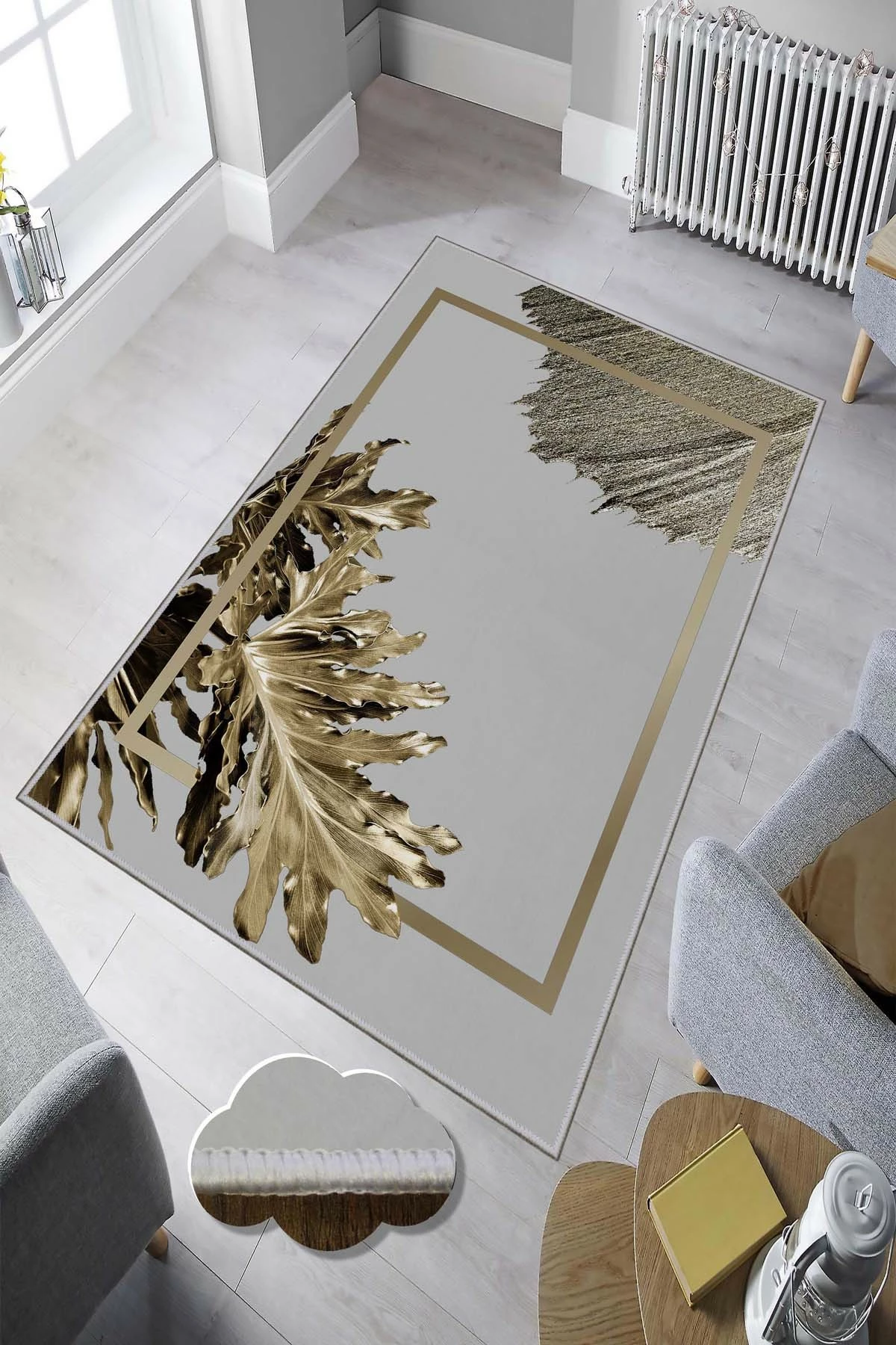 Qilim (60x100) Conceptum Hypnose, Hmnt885, shumëngjyrësh