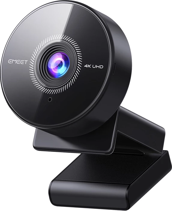 Webcam EMEET SmartCam C950 4K, 4K/30fps, 1080p/60fps, FOV 70°, mikrofon AI, USB 1.5 m, e zezë