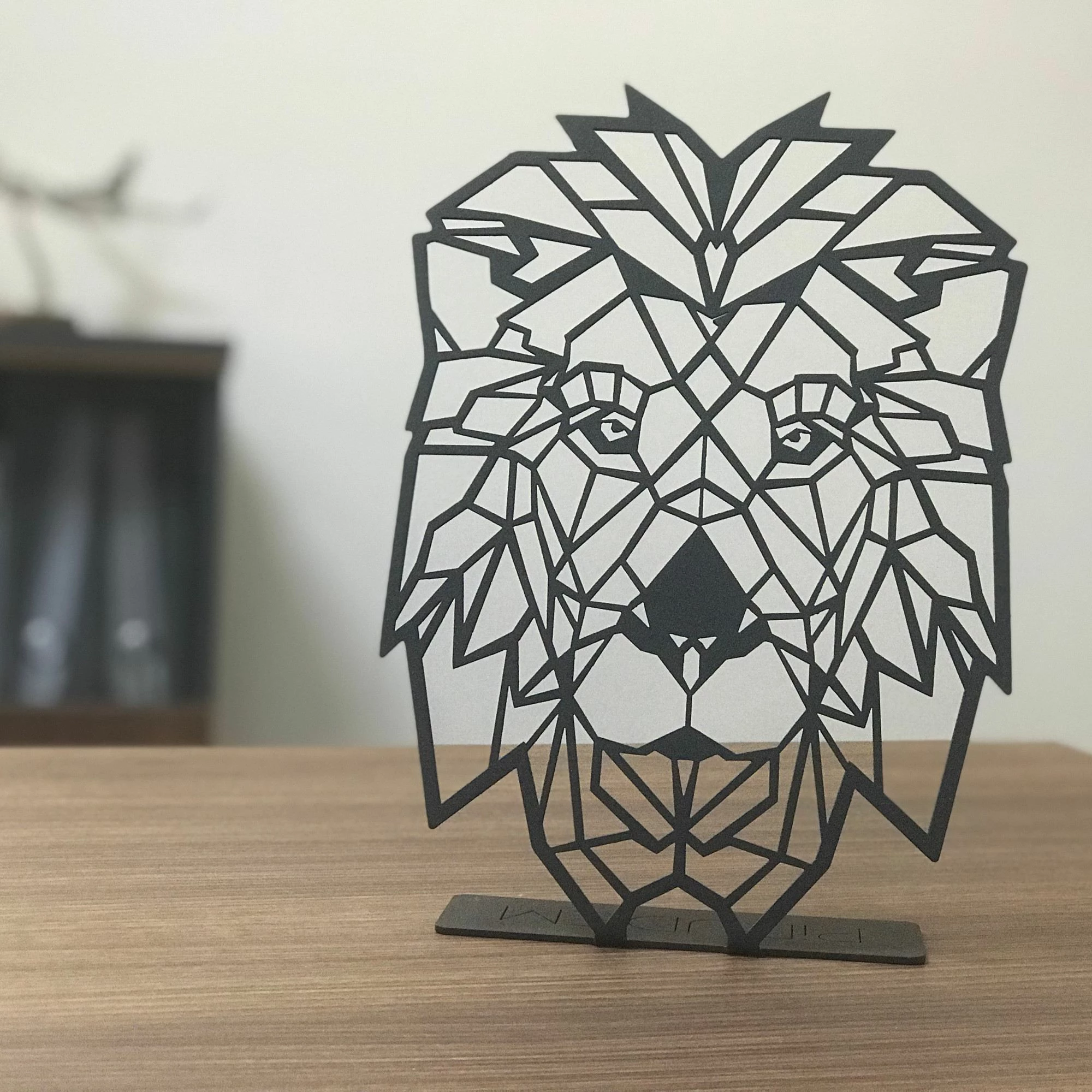 Objekt dekorativ Aberto Design, Aslan Pod, ngjyrë e zezë, 20x30cm