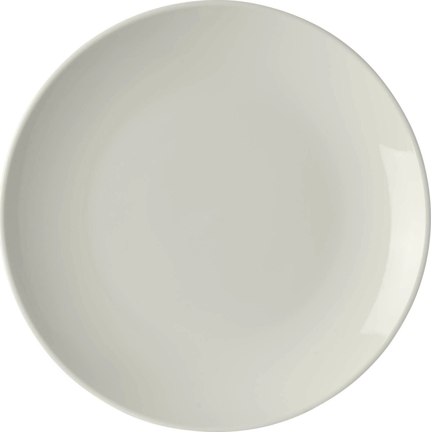 Pjatë e sheshtë Fine Dine Pure Crema Ø310 mm, pa buzë, krem, set 6 copë