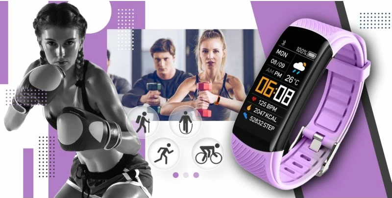 Smartwatch Giewont unisex, e zezë/lejlake