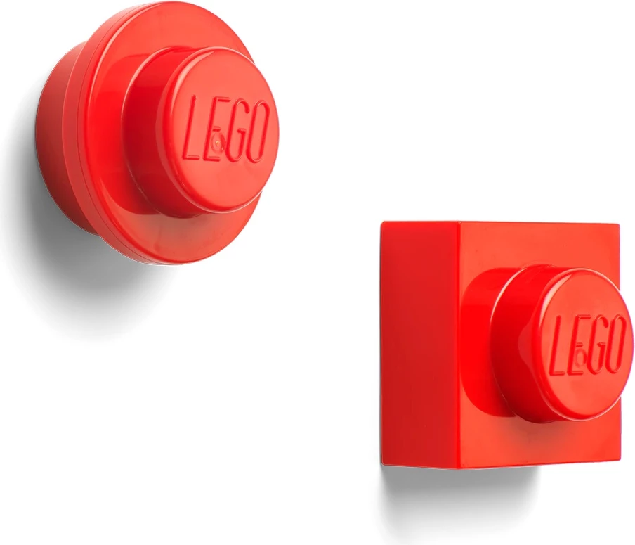 Set magnetësh LEGO Magnet Set 47 mm, i kuq, 2 copë