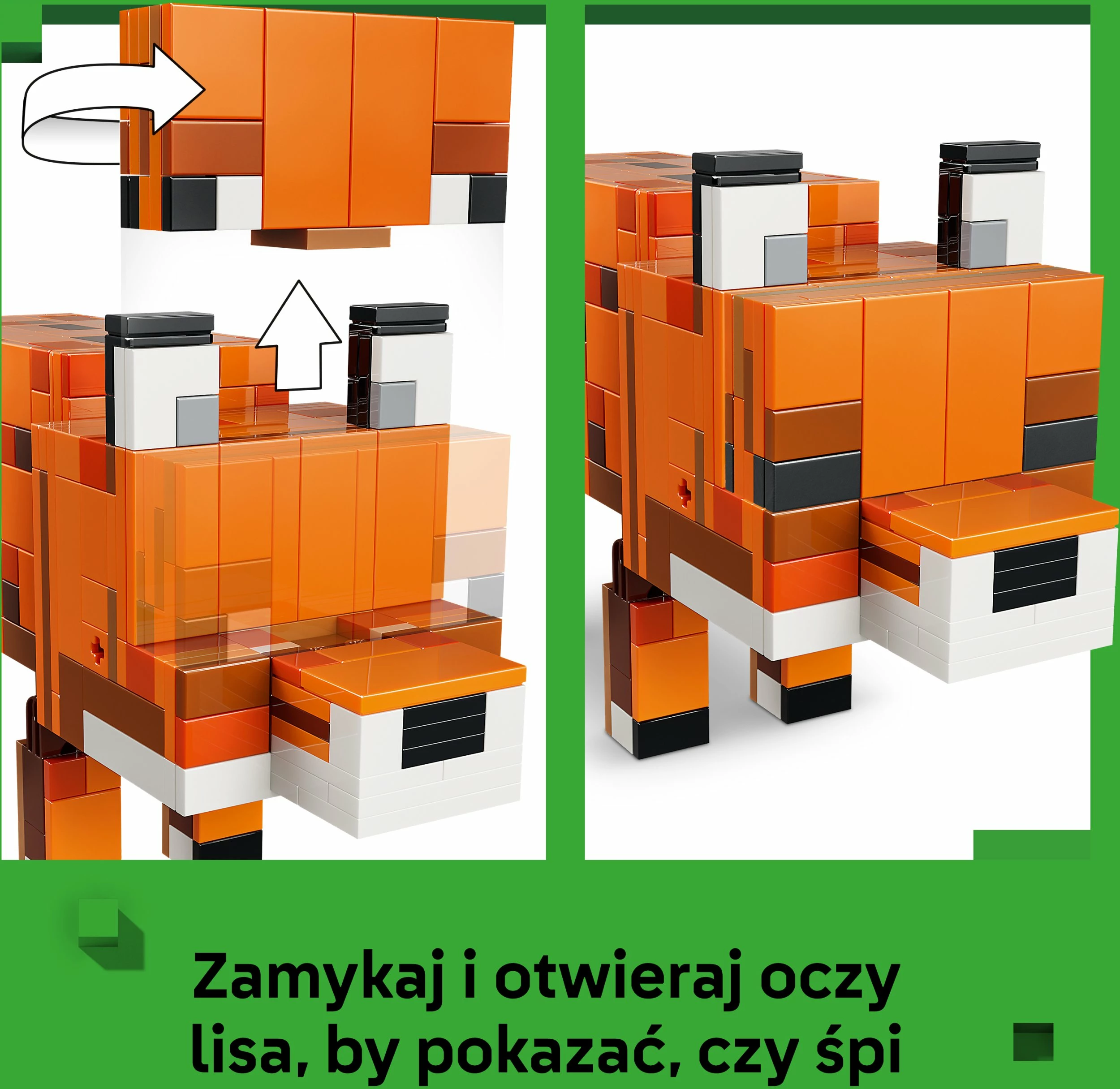 Set LEGO Minecraft The Fox 21588, 497 pjesë, 10+
