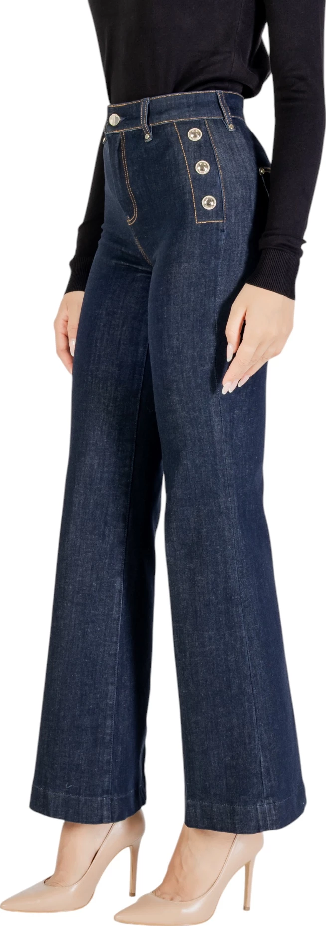 Xhinse për femra Guess New Faye Pant W5RA0P D5PW1, denim [Madhësia: W32 L32]