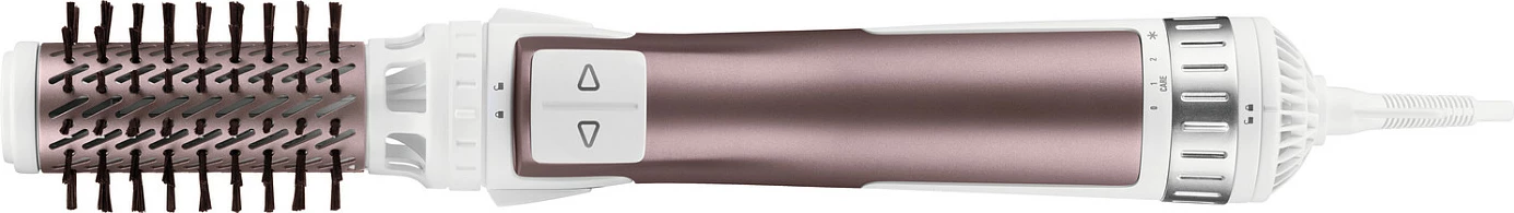 Furçë ajri e nxehtë Rowenta Brush Activ Premium Care CF9540, 1000W, 2 furça, bardhë/rozë