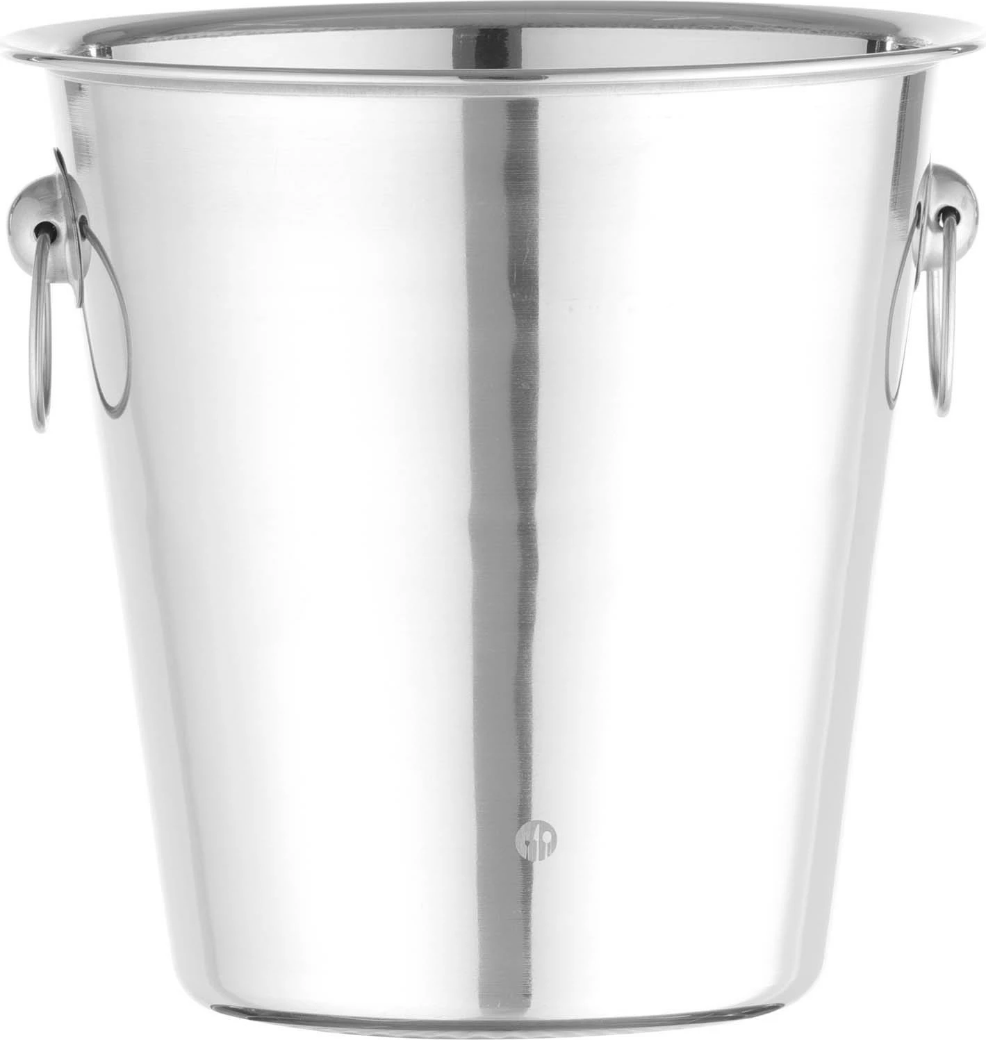 kovë ftohëse vere, Bar Up, 3.3L, Ø220 x H190 mm, çelik inox, doreza unazë, argjendtë/zezë