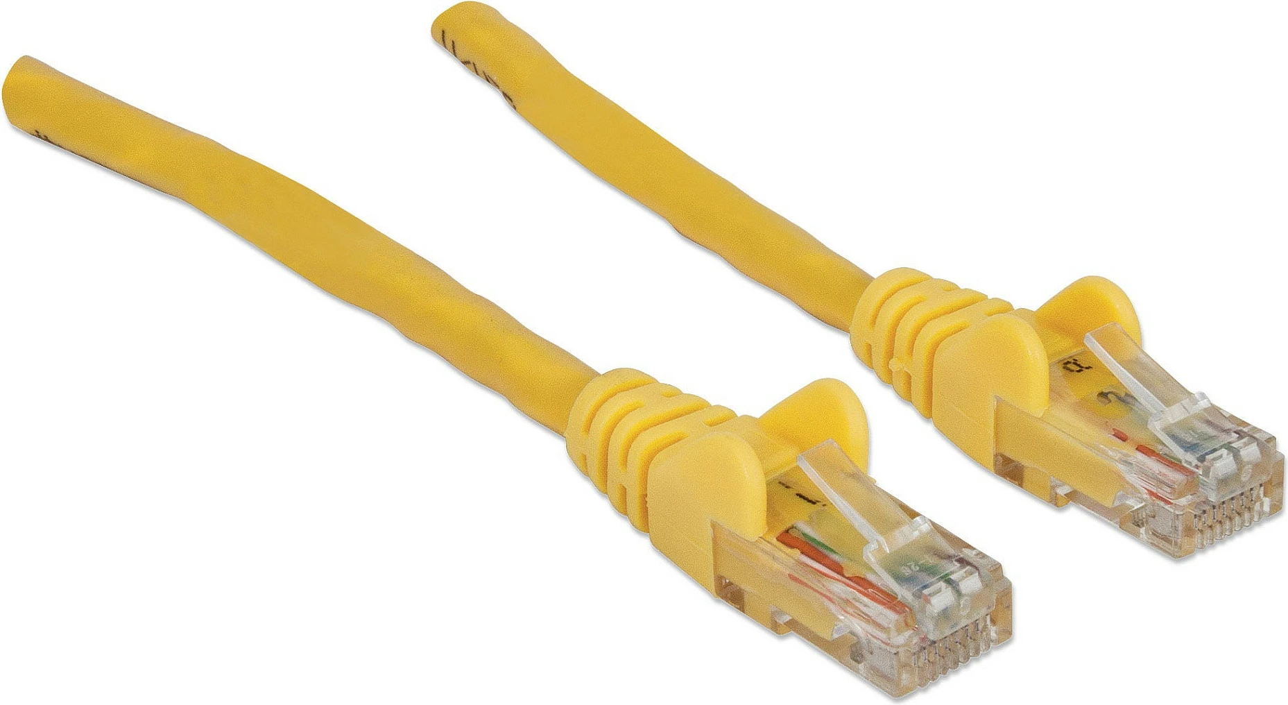 Kablë rrjeti Intellinet Cat6 2m, RJ45, UTP, e verdhë