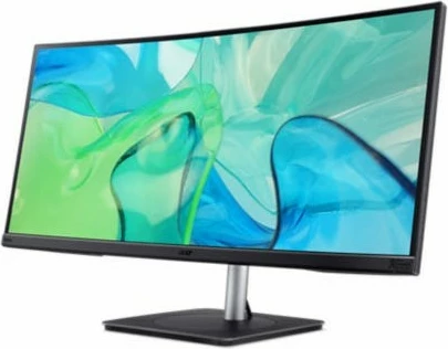 Monitor Acer CB343CUR, 34", UltraWide Quad HD, LED, i zi, argjendtë