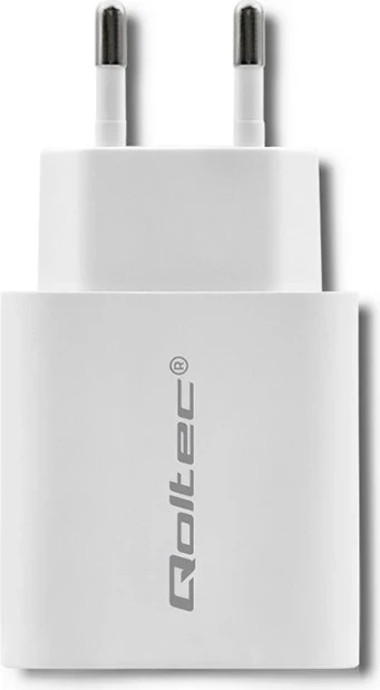 Karikues për tablet Qoltec, 18W, i bardhë 