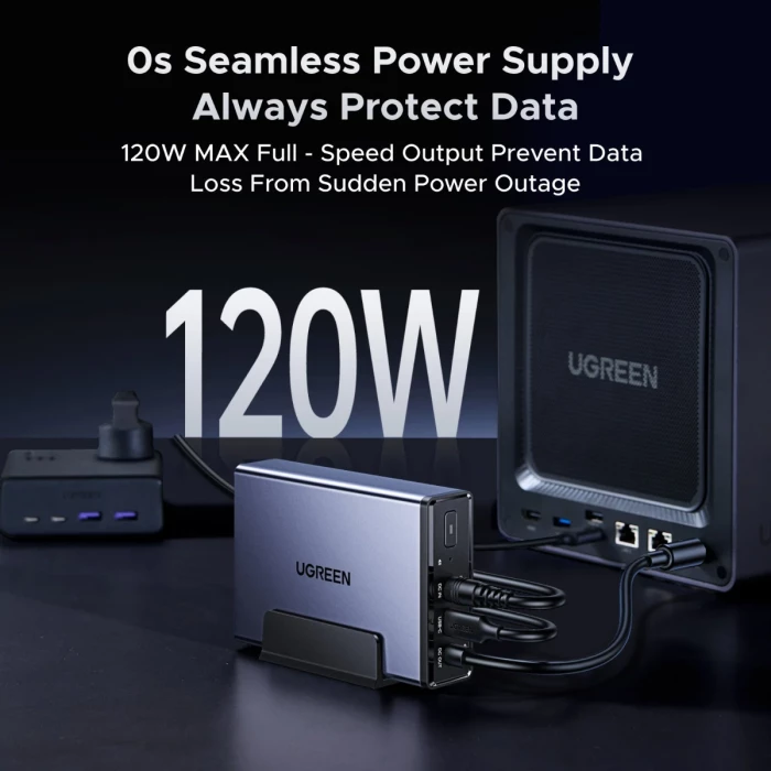 UPS UGREEN US3000 120W 12000mAh gri