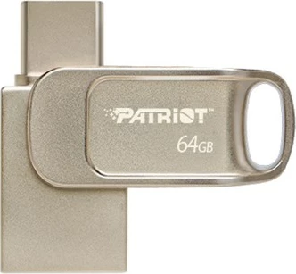 USB flash Patriot Memory Tab T560, 64GB, Dual USB, 120MB/s, Argjendtë