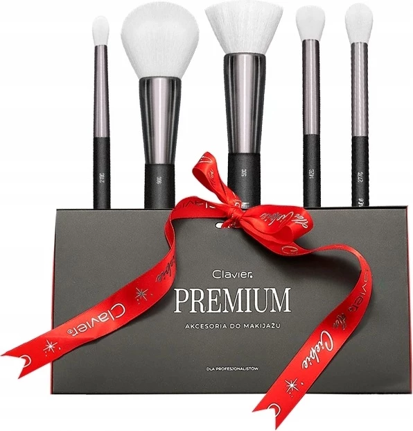 Set furçash për grim Clavier Premium për femra, 5 copë