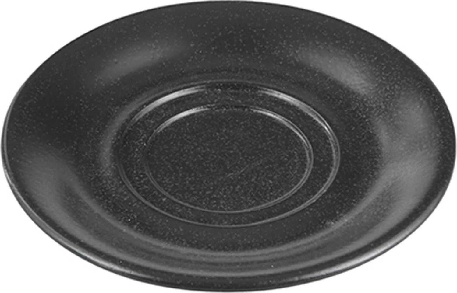 Pjatëz për filxhan të stivueshëm Porland Seasons Coal 150 mm porcelan, set 6 copë, e zezë