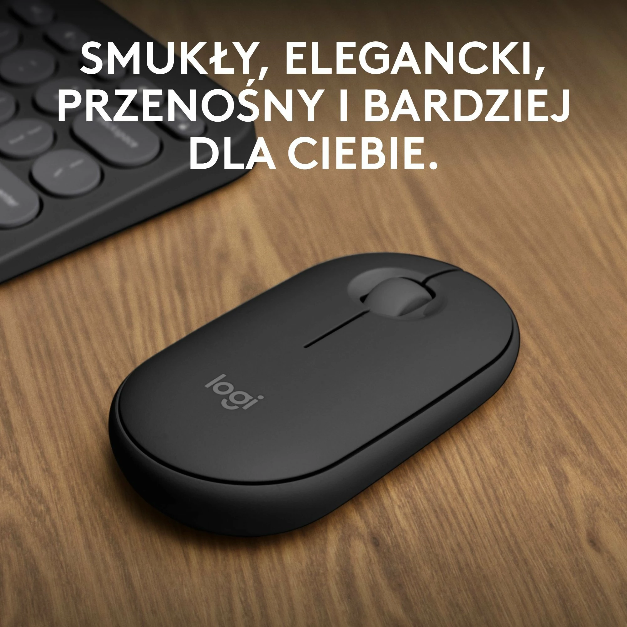 Maus Logitech Pebble Mouse 2 M350s 910-007015 Bluetooth 4000 DPI, Graphite