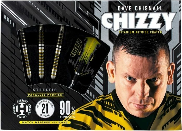 Shigjeta për Dart Harrows Chizzy, 90% Tungsten
