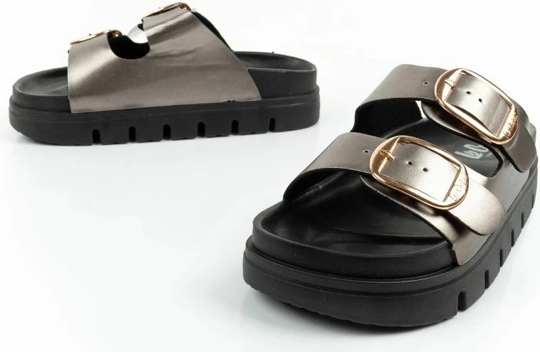 Shlapa platforme për femra Lee Cooper LCW-26-35-4461L, argjendi [Madhësia: 38]