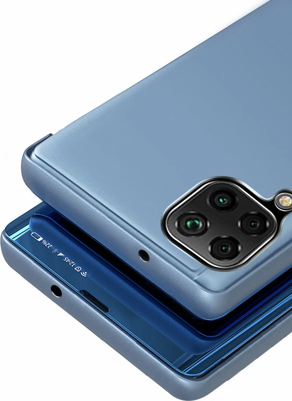 Mbështjellës Hurtel Clear View Case për Samsung Galaxy A22 4G, kaltër