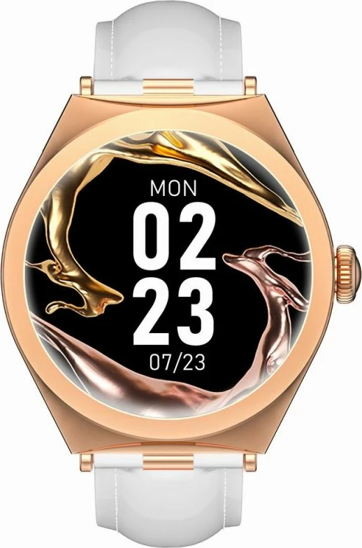 Smartwatch Gravity për femra, rozë e bardhë